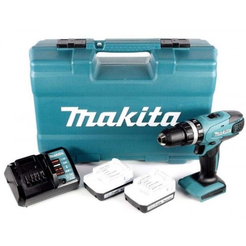 Makita HP347DWE Wiertarko-wkrętarka udarowa (14,4V 2x 1,3Ah)