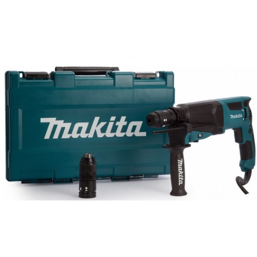 Makita HR2630T SDS-Plus Młot udarowy z wymiennym chwytakiem 2,4J, 800W