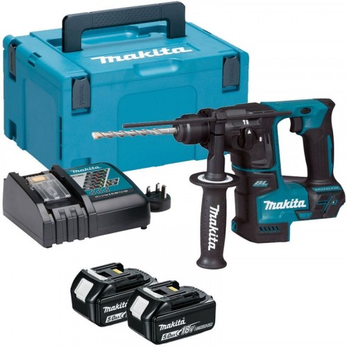 Makita DHR171RTJ Aku. Młot udarowy SDS-Plus 1,2J, Li-ion Li-ion LXT (2x5,0Ah/18V) Makpac