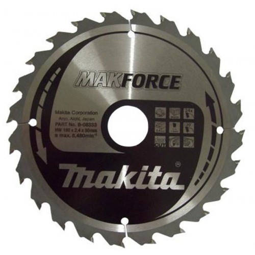 Makita B-32334 Makforce TARCZA TNĄCA DO DREWNA 180x30 40Z