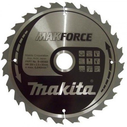 Makita B-08383 Tarcza tnąca widiowa do drewna 230 x30 24z Makita B-08383 Tarcza tnąca widiowa do drewna 230 x30 24z