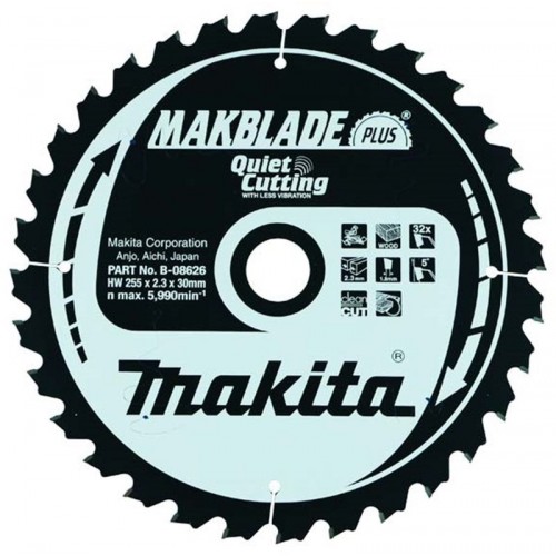 Makita B-08626 TARCZA TNĄCA MAKBLADE PLUS 255x30mm; 32Z