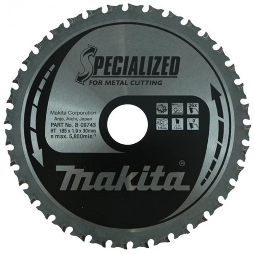 MAKITA TARCZA TNĄCA SPECJALIZOWANA do modelu 4131 185X30MM; 36Z B-09743