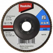 Makita D-27109 Listkowa tarcza szlifierska 125 x 22,23 mm A80