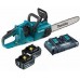 Makita DUC353PT2 Akumulatorowa pilarka łańcuchowa 35cm, Li-on LXT 2x18V/5,0Ah + ładowarka