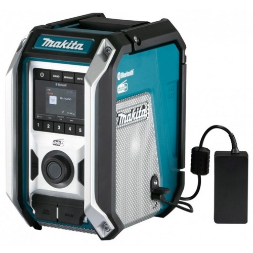 Makita DMR115 Aku odbiornik radiowy DAB, Bluetooth, USB Li-ion CXT 10,8/12V,LXT14,4/18V
