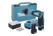 Makita DF012DSE Wkrętak akumulatorowy 7,2 V, 2 x aku 1,5 Ah,