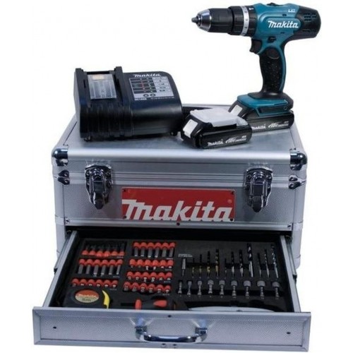 Makita DHP453SYEX Wiertarko-Wkrętarka udarowa 2x1,5Ah 18 V