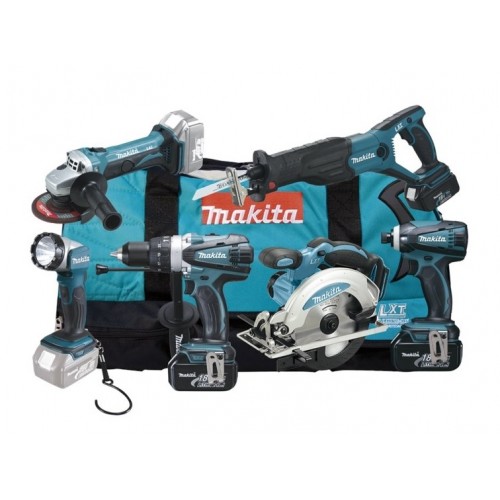 Makita DLX601 Multi zestaw narzędzi akumulatorowych 18 V, aku 3x3,0 Ah