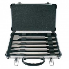 Makita D-16368 SDS-Plus Zestaw dłut i szpiców 5szt., aluminiowa walizka