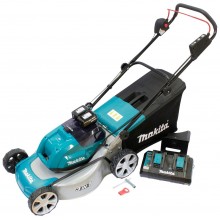 Makita DLM460PT2 Akumulatorowa kosiarka 46cm Li-ion LXT (2x5,0Ah/18V)