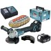 Makita DGA504RTJ1 Aku szlifierka kątowa 125mm, Li-ion 18V/5,0Ah, systainer