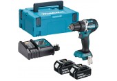 Makita DDF484RFJ Wiertarko-wkrętarka 54/30Nm (2x3,0 Ah/18V) Makpac