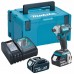 Makita DTD170RTJ Akumulatorowa wkrętarka udarowa 1/4" Li-ion 18V/5,0 Ah, Makpac