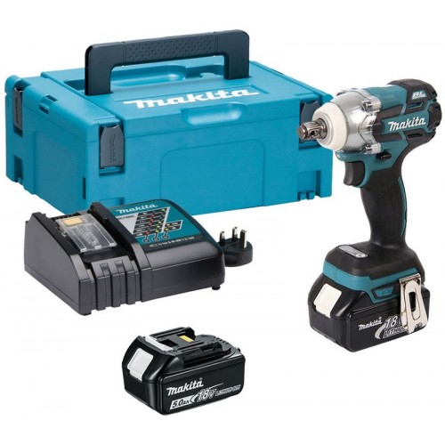 Makita DTW285RTJ Akumulatorowy klucz udarowy Li-ion Li-ion (2x5,0Ah/18V) Makpac