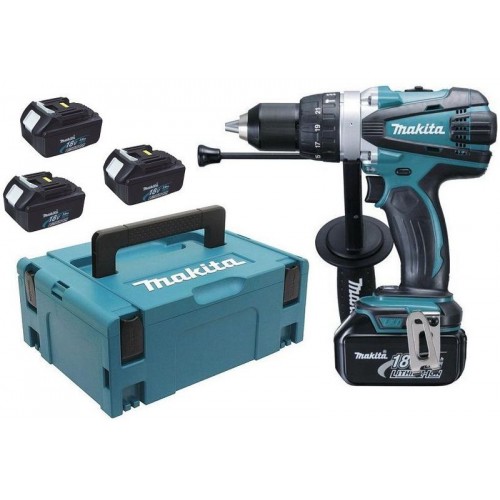 Makita wiertarko-wkrętarka udarowa DHP458RF3J