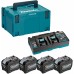 Makita Zestaw zasilający a Li-ion XGT 40V 4xBL4080F+DC40RB+Makpac 1910A8-3