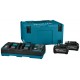 Makita 1911D8-0 Zestaw Li-ion XGT 40V 2xBL4040F+DC40RB+Makpac