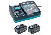 Makita 1911V6-0 Zestaw Li-Ion XGT 40V 2xBL4050F+1xDC40RA