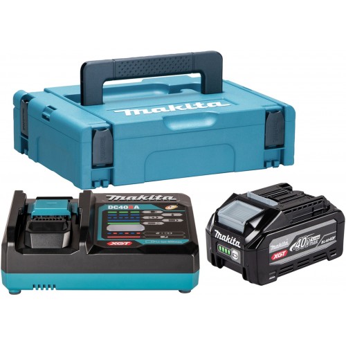 Makita Zestaw zasilający Li-ion XGT 40V 1xBL4040F+DC40RA+Makpac 1915D9-2