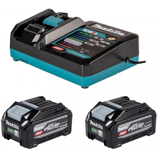 Makita Zestaw Li-ion XGT 40V 2xBL4040F+DC40RA 1916Y1-1 Makita Zestaw Li-ion XGT 40V 2xBL4040F+DC40RA 1916Y1-1