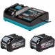 Makita Zestaw Li-ion XGT 40V 2xBL4040F+DC40RA 1916Y1-1