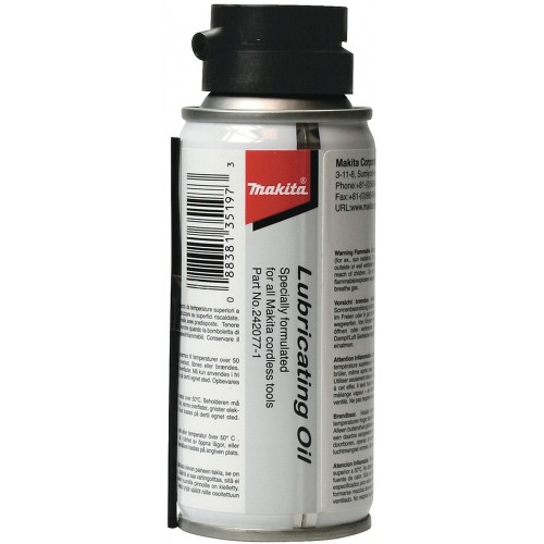Makita 242077-1 Spray olejowy do smarowania łańcucha i prowadnic 100 ml