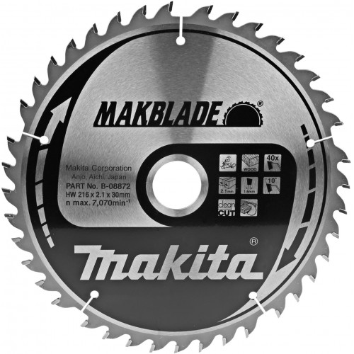Makita B-08872 Tarcza do piły, Makblade T.C.T, 216x30mm, 40Z
