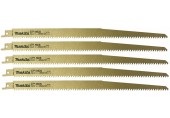 MAKITA B-16829 Brzeszczot do drewna BiM, 305 mm, 5 szt.