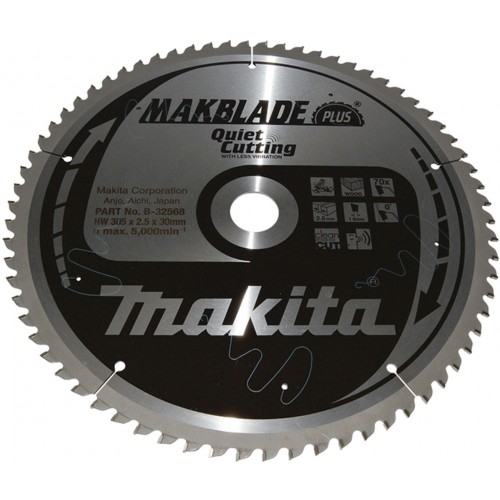 Makita B-32568 Makblade Plus Brzeszczot 305x2,5x30mm 70Z