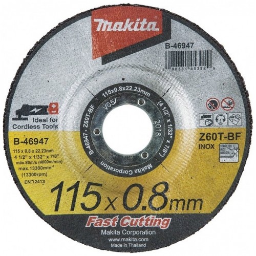 Makita B-46947 Tarcza Tnąca 115 x 0,8 x 22mm