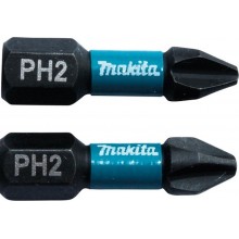 Makita B-63616 Bit wkrętakowy udarowy 1/4" Impact Black PH2, 25mm/2ks