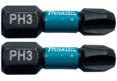 Makita B-63622 Bit wkrętakowy 1/4" Impact Black PH3, 25mm/2 szt