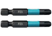 Makita B-63769 Końcówka wkrętakowa udarowa 1/4" Impact Black PZ3, 50mm/2szt