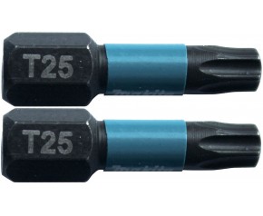 Makita B-63688 Końcówka wkrętakowa1/4" Impact Black T25, 25mm 2 szt.