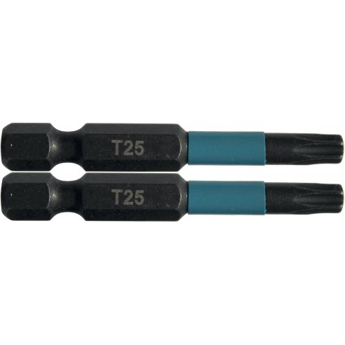 Makita B-63797 Końcówka wkrętakowa Impact Black, T25, 50 mm, 2 szt.