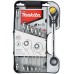 Makita B-65523 Klucz płaski z grzechotką, 8 szt.
