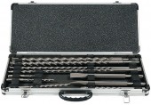 Makita D-42385 Zestaw dłut i wierteł SDS-Plus w walizce, 10szt.