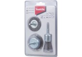 Makita D-66070 Zestaw szczotek drucianych do metalu/ 3 szt