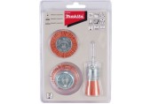 Makita D-70742 zestaw szczotek nylonowych do szlifowania zgrubnego 3 szt.