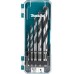 Makita D-72861 Zestaw wierteł do drewna 4-10 mm, 5 szt