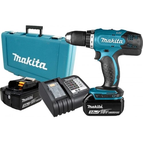 Makita DDF453SFE Akumulatorowa wiertarko-wkrętarka LXT (2x 3,0Ah/18V)