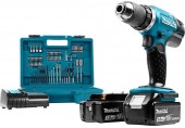 Makita DDF453SFX1 Akumulatorowa Wkrętarko-wiertarka z akcesoriami Li-ion LXT (2x3,0Ah/18V