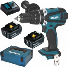 Makita DDF458RTJ Wiertarko-wkrętarka akumulatorowa Li-ion LXT (18V/2x5,0Ah) Makpac