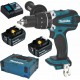 Makita DDF458RTJ Wiertarko-wkrętarka akumulatorowa Li-ion LXT (18V/2x5,0Ah) Makpac