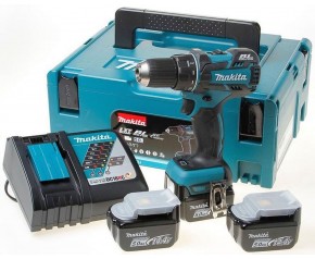 Makita DDF470RTJ Wkrętarka akumulatorowa Li-ion 14,4 V / 5,0 Ah, MAKPAC