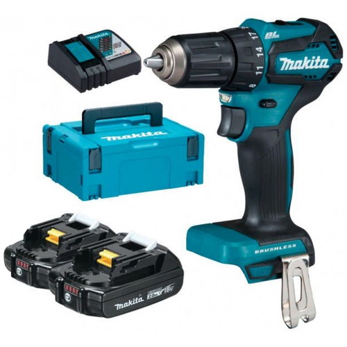 Makita DDF485RAJ Aku Wiertarko - wkrętarka 50Nm (2x2,0Ah/18V) Makpac