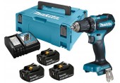 Makita DDF485RF3J Wiertarko-wkrętarka akumulatorowa Li-ion LXT, 3x 18V/3,0 Ah, Makpac