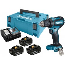 Makita DDF485RF3J Wiertarko-wkrętarka akumulatorowa Li-ion LXT, 3x 18V/3,0 Ah, Makpac