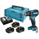 Makita DDF485RF3J Wiertarko-wkrętarka akumulatorowa Li-ion LXT (18V/3x3,0Ah) Makpac